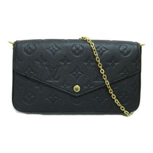 Louis Vuitton Pochette Felicie Shoulder Bag Leather Monogram Implant